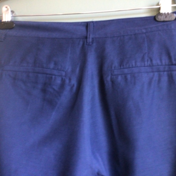 Aritzia Babaton pants deep blue, front slash pockets Sz 8 - Picture 8 of 11